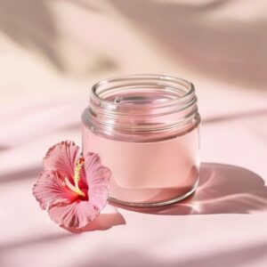 hibiscus and rose clay mask